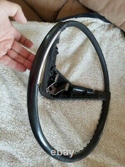 1960 Nos Mopar Imperial Black Frost Steering Wheel Crown Lebaron Chrysler