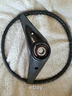 1960 Nos Mopar Imperial Black Frost Steering Wheel Crown Lebaron Chrysler