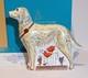 1st Ltd Ed. No 122 Royal Crown Derby War Dog 2016 Gold Stopper Boxed Certificate