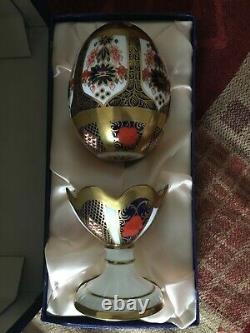 1st Quality Royal Crown Derby Imari 1128 L111 Golden Egg & Cup