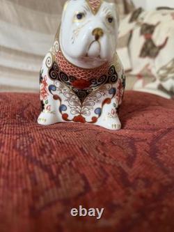 1st Quality Royal Crown Derby Old Imari Bulldog MMV11