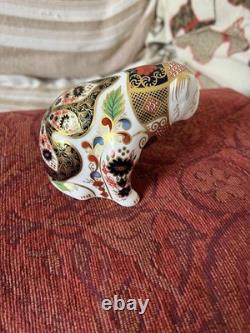 1st Quality Royal Crown Derby Old Imari Bulldog MMV11