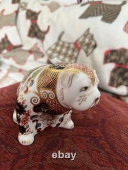 1st Quality Royal Crown Derby Old Imari Bulldog MMV11