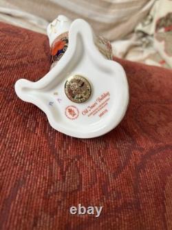 1st Quality Royal Crown Derby Old Imari Bulldog MMV11