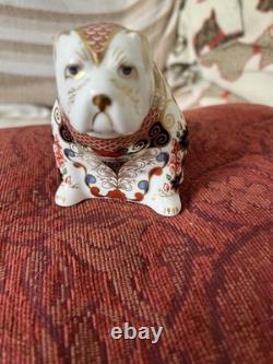 1st Quality Royal Crown Derby Old Imari Bulldog MMV11
