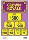 $2 Game Crown Royal 3 Window Pull Tab Payout $3590 Free Ship Usa (48)