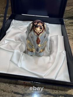 2 Pieces Of Royal Crown Derby Limited Edition Mulberry Hall Elephants Mum & Baby