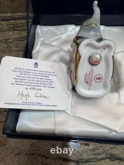 2 Pieces Of Royal Crown Derby Limited Edition Mulberry Hall Elephants Mum & Baby