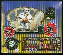 2000 Pacific Crown Royale Football Sealed Box TOM BRADY RC Tampa Bay