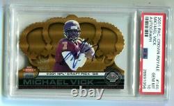 2001 Crown Royale Michael Vick Auto RC 175/250 PSA 10 Gem Mint (CBF)