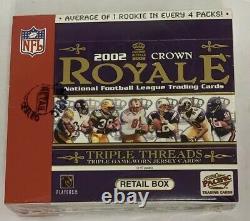 2002 Pacific Crown Royale Football Factory Sealed Retail Box