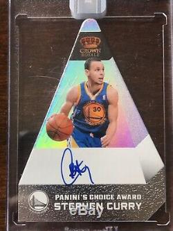 2011-12 Stephen Curry Crown Royale Warriors 2018 National On Card Auto #1/1