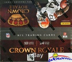 2012 Panini Crown Royale Football 24 Pack Retail Box-240 Cards+AUTOGRAPH/MEM