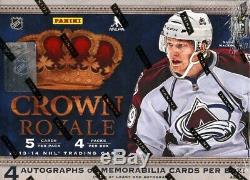 2013/14 Panini Crown Royale Hockey Hobby 12 Box Case Blowout Cards