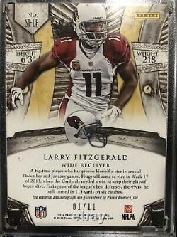 2014 Crown Royale Larry Fitzgerald Silhouette Patch Auto 1/11! SSP! Rare! First