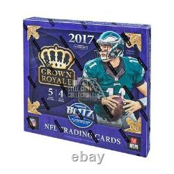 2017 Panini Crown Royale Football 4ct Retail Box