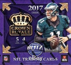 2017 Panini Crown Royale Football Retail Box Blowout Cards