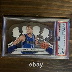 2018-19 Panini Crown Royale #63 Luka Doncic Rookie RC PSA 10 Only Pop 48! RARE