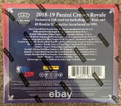 2018/19 Panini Crown Royale Basketball Sealed Hobby Box