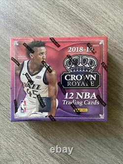 2018-19 Panini Crown Royale Sealed Hobby Box Luka Doncic Trae Young RC Year