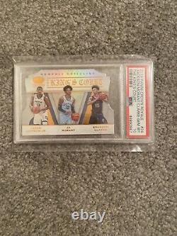 2019-20 Crown Royale Ja Morant JJJ Brandon Clarke Kings Court #/99 PSA 10