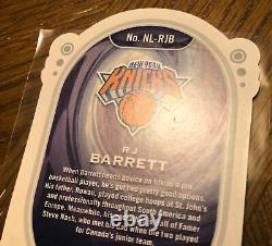 2019-20 Crown Royale RJ Barrett Rookie Auto RC Refractor New York Die Cut 4/11