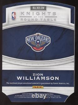 2019-20 Crown Royale Zion Williamson Knights of the Round Table Patch /10 RC