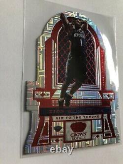 2019-20 Crown Royale Zion Williamson LeBron James Air to the Throne Red 6/49