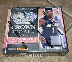 2019-20 NBA Panini Crown Royale FOTL Box FACTORY SEALED Hobby Zion SHIPS FAST