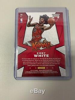 2019-20 Panini Crown Royale Coby White KABOOM Case Hit