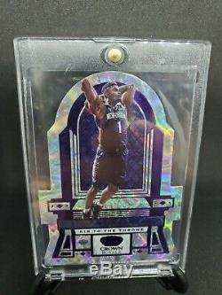 2019-20 Purple Crown Royale Air to the Throne ZION/ LEBRON 18/25 PSA 10