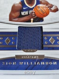2019 Crown Royale Zion Williamson Rookie #PATCH Player Worn Jersey RC PSA 9