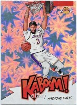 2020-21 Panini Crown Royale Anthony Davis Kaboom! Los Angeles Lakers SSP