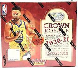 2020-21 Panini Crown Royale Basketball Hobby Box Sealed New Free Shipping