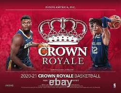 2020-21 Panini Crown Royale Basketball Hobby Box Sealed New Free Shipping