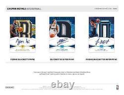 2020-21 Panini Crown Royale Basketball Hobby Box Sealed New Free Shipping