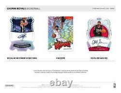 2020-21 Panini Crown Royale Basketball Hobby Box Sealed New Free Shipping