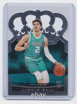 2020-21 Panini Crown Royale LAMELO BALL Base Rookie Card RC Charlotte Hornets SP
