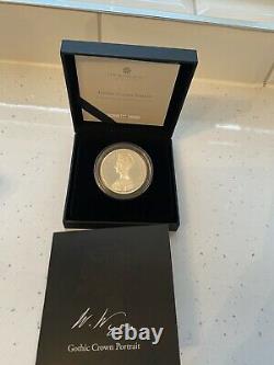 2021 ROYAL MINT GOTHIC CROWN PORTRAIT 2021 2oz SILVER PROOF COIN BRAND NEW #2