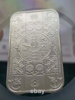 2025 Royal Mint 1oz The GOTHIC CROWN Silver Bar NEW Graded NGC MS70 2 OF 24 (2)