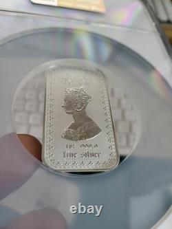 2025 Royal Mint 1oz The GOTHIC CROWN Silver Bar NEW Graded NGC MS70 2 OF 24 (2) 2025 Royal Mint 1oz The GOTHIC CROWN Silver Bar NEW Graded NGC MS70 2 OF 24 (2)