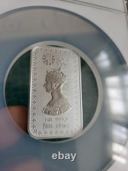 2025 Royal Mint 1oz The GOTHIC CROWN Silver Bar NEW Graded NGC MS70 2 OF 24 (2)