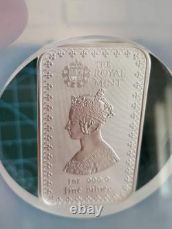 2025 Royal Mint 1oz The GOTHIC CROWN Silver Bar NEW Graded NGC MS70 2 OF 24 (2)