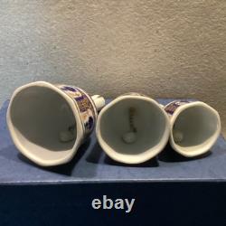 3 X Royal Crown Derby Bells, Old Imari Pattern Bells 48679 England