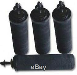 4 Black Berkey Replacement Water Filters Big Royal Imperial Crown NEW