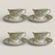 (4) Royal Crown Derby Darley Abbey Tea Cups And Saucers New