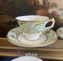 (4) ROYAL CROWN DERBY Darley Abbey TEA CUPS AND SAUCERS New (4) ROYAL CROWN DERBY Darley Abbey TEA CUPS AND SAUCERS New