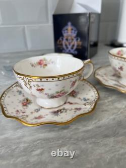 5 pcs Royal Crown Derby Antoinette 1st quality production in 2016