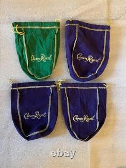 56 Crown Royal Whisky Bags+1 Santa Hat+1 Tote- RARE, LIMITED, SPECIAL EDITION +