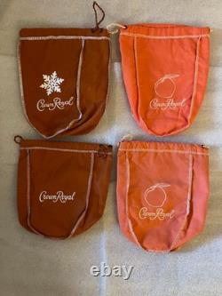 56 Crown Royal Whisky Bags+1 Santa Hat+1 Tote- RARE, LIMITED, SPECIAL EDITION +